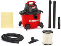 CRAFTSMAN 22 litre (6 Gallon) 3.5 Peak HP Wet/Dry Vac, Shop Vacuum for General Use/Car Cleaning with Attachments (CMXEVBE17584) - Ideal for Car Cleaning, Home, Pool, Hot Tub and Other Projects