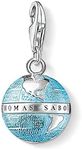 THOMAS SABO Pendant Globe Clasp Style Charms, One Size, Metal