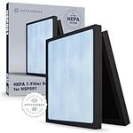 HATHASPACE Certified Replacement Filters for HSP001 Smart True HEPA Air Purifier, 1 Set (H13 True HEPA)