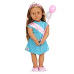 Our Generation Anita Girl Doll – 18-inch Birthday Party Themed Doll with Balloons and Tiara – Includes 7 Piece Clothing and Accessory Set