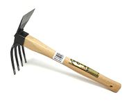 Genuine Japanese Ika Hoe Combination Garden Hoe and Digging Fork