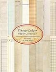 Vintage Ledger Paper Collection: 20