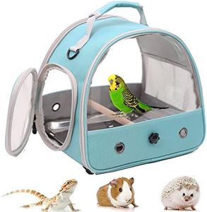 Bird Carrier Cage, Bird Travel Backpack with Stainless Steel Tray and Standing Perch (Carrier)