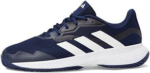 adidas Men's Courtjam Control Tennis Shoe, Team Navy Blue/White/White, 11.5 US