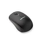 Amazon Basics Wireless Computer Mouse with USB Nano Receiver – Black