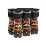 Schwartz Black Peppercorn 35 G | Jar with Grinder | Pack of 6 | Hot, Zesty, and Biting Taste | Distinctive Aroma | Versatile Spice | Perfect for Burgers, Marinades, Sauces, Steaks and Kebabs