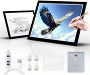 ColorWeaveArt A2 LED Light Pad for Diamond Painting – Tracing Light Box with 10 Levels/Stepless Dimming, Bright LED Light Board for Sketching, Drawing, and Diamond Art Kits for Adults & Kids