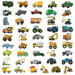 KINBOM 100pcs Kids Stickers, Transportation Vehicle Stickers Vehicles Puffy Stickers Car Stickers Truck Stickers Transportation Stickers for Children DIY Crafts Party Supplies (Airplane, Train, Helico