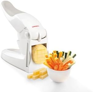 Leifheit Potato Chipper, Chips Cutter, French Fries Cutter, Leifheit Chipper, 2 chip Sizes 10 and 12 cm, Soft Touch Handle for Easier Chipping, Potato Chipper