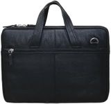 HG-LTH Sleek 14" Leather Laptop Bag