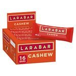 LÄRABAR Cashew, Fruit and Nut Energy Bar, Pack of 16 Bars, Gluten Free, Vegan, Family Pack, Snack Bars, 768 Grams Package