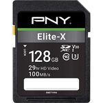 PNY Elite-X SDXC card 128GB Class 10 UHS-I U3 100MB/s