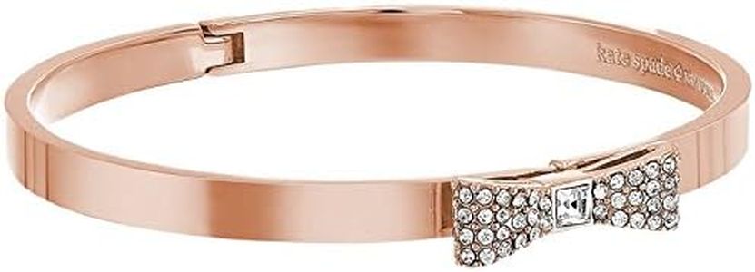 Kate Spade Ready Set Bow Bangle Bracelet (Rose Gold Tone)