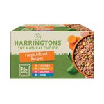 Harringtons Complete Wet Tray Grain Free Hypoallergenic Adult Dog Food Mixed Bumper Pack 16x400g - Chicken, Salmon, Turkey & Duck - Made with All Natural Ingredients