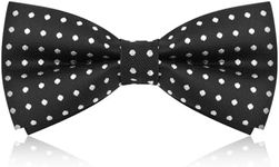 YBVABE Bow Ties for Men - Elegant Pre-Tied Polka Dot Bowtie - Adjustable Butterfly Bow Tie, Perfect for Weddings, Graduations & Formal Occasions - Comfortable & Durable Design, One Size Fits All