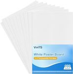 100Pcs White Poster Board,VinTS 11.7x16.5 White Poster Paper, 230G Thickness Poster Board Bulk, Blank Graphic Display Board for School Arts, Classroom Crafts, exhibits and Notices (Pack of 100)