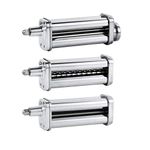 Pasta Maker Attachments Set for All KitchenAid Stand Mixer, Including Pasta Sheet Roller, Spaghetti Cutter, Fettuccine Cutter by Nevku