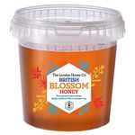 London Honey Company - British Blossom Honey Bucket 1.3kg - 100% Pure Natural Unpasteurised Raw Honey - Sustainably Produced from our own Beehives.