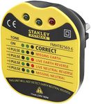 Stanley Fmht82569-6 Tester for Wall Socket FatMax Range - Voltage 230V - LEDs to Give Different Information