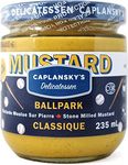 Caplansky’s Deli Mustard - Ballpark - Kosher, Vegan, Non GMO, Gluten Free, Nut Free - 235 mL (8 fl oz)