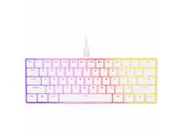 CORSAIR K65 RGB Mini 60% Mechanical Gaming Keyboard-Customizable Per-Key RGB Backlighting-Cherry MX Speed Mechanical Keyswitches-Detachable USB Type-C Cable-White