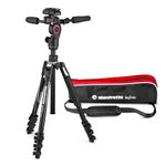 Manfrotto Befree Advanced 3-Way Tripod Kit, Tripod and Fluid Head in Aluminium for Cameras and Camcorders up to 6 kg, Ultra-Compact, Photo Accessories for DSLR , CSC, Mirrorless, Photo and Video