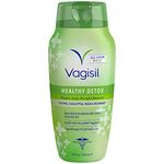 Vagisil Healthy Detox Intimate Wash for Women, Gynaecologist Tested, Hypoallergenic and pH balanced, Plant-Based Ingredients, 354 ml