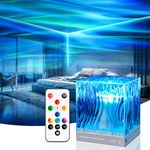 Sensory Lights for Bedroom, 18 Colors Lamp for Bedroom Lamps,10 Brightness Ceiling Projector, Remote+Timer Northern Lights Projector Light,Night Light Projector for Bedroom Lights,Galaxy Projector