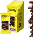Hormbles Chormbles Protein Candy Bars, Salted Fudge, 10g Protein, 0g Sugar, 140 Calories, Fudge Chocolate Candy With Crunchy Pieces and Salt, Sugar Free Snacks or Dessert, 1.13 Oz, 12 Pack