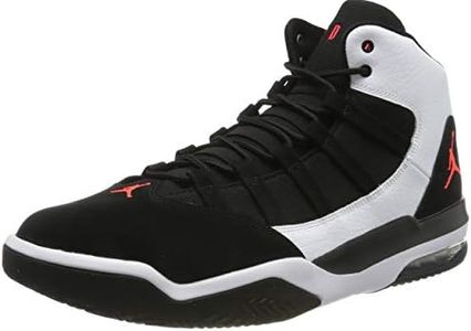NIKE Men's Jordan Max Aura Basketball Shoes, Multicolour White Infrared 23 Black 101, 11 UK
