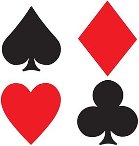 Beistle 55960 Lot de 4 découpes pour Cartes 43 cm