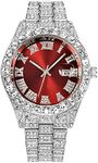 Men's Diamond Watch Fashion Crystal