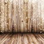 SJOLOON 8x8ft Rustic Backdrop Wood Photography Backdrop Vinyl Photo Backdrop Wedding Photography Background Baby Studio Props 10359