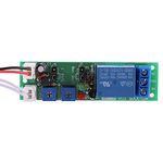 Hilitand 1pc DC 12V/24V Timer Switch Module Adjustable Cycle Timer Delay On/Off Switch Relay Module 6 Types Optional (DC12V 0-120mins)