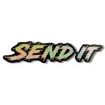 Send It Decal Car Bike Slap Sticker Helmet Frame Drift Rally Dub Jap Stance JDM MTB Downhill BMX Skateboard Motorcycle motocross Just Send It Laptop Waterproof Fun Gift Laptop Tablet Wall SEND IT! UK