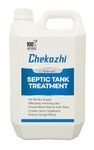 Chekozhi natural septic tank treatment sludge dissolving odor removing bacteria cleaner (5 litre)