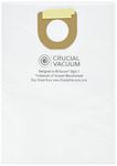 9 Hoover WindTunnel HEPA Style Cloth Type Y Vacuum Bags - Allergen Filtration with Closure - Compare with Hoover Part # 4010100Y, 4010801Y and 43655082; Designed & Engineered by Crucial Vacuum