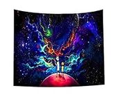 FENDROM Psychedelic Blue Starry Trippy Cartoon Tapestry Wall Hanging Decoration for Apartment Home Wall art for Bedroom Living Room Dorm Fashion…