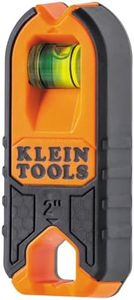 Klein Tools MSF100 Magnetic Stud Finder and Level, Compact, Wood and Metal Detector with Bubble Vial for Accurate Markings, Felt Pad Backing