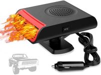 Portable Car Heater 12V 150W Car Defroster Windshield Defogger,3 in 1 Car Heater Fast Heating & Cooling & Air Purify Plug in Cigarette Lighter for All Car