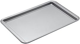 KitchenCraft Extra large baking tray with non-stick coating, 43 x 28 x 1.5 cm, silver