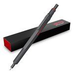 Rotring 600 Mechanical Pencil | HB 0.5 mm | Darkstone All-Metal Body | Hexagonal Barrel