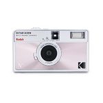 KODAK EKTAR H35N Half Frame Film Camera, 35mm, Reusable, Focus-Free, Bulb Function, Built-in Star Filter, Coated Improved Lens (Film & AAA Battery are not Included) (Glazed Pink)