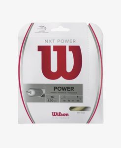 Just Tennis Wilson NXT String Set (All 2024 Styles & Colors) (NXT Power 16g(1.30mm) - Natural)