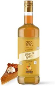 ChocZero Sugar Free Coffee Syrup, Pumpkin Spice Flavor, Simple Syrup Drink Mix, Chai Latte, Protein Shakes & Baking, Gluten Free, All Natural, 25.4 Ounces Bottle (Pack of 1)