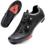 Men Cycling Shoes for Women Road Bike Riding Shoes SPD Indoor Outdoor Cycling Shoes with Look Delta Cleats 209Black39