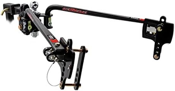 Camco Eaz-Lift ReCurve R3 1,000lb Weight Distribution Hitch | Features 1,200lb Max Tongue Weight Rating, 2-5/16-inch Ball has a 15,000lb Max Rating, and Adjustable Sway Control | (48752)