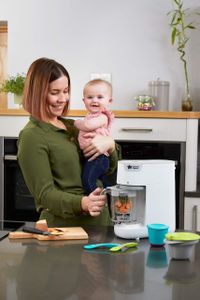 Tommee Tippee Baby Food Maker – White, Easy Steam & Blend