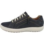 Clarks Women's Nalle Lace Sneaker, Navy Nubuck, 6 UK