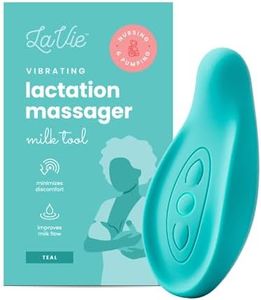 LaVie The Original Lactation Massager for Breastfeeding, Nursing, Pumping, Better Milk Flow, Reduced Discomfort (Teal)